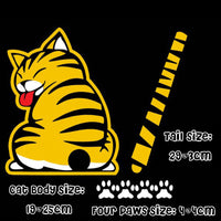 Load image into Gallery viewer, Rear Window Cat Sticker With Moving Tail
