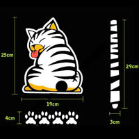 Load image into Gallery viewer, Rear Window Cat Sticker With Moving Tail
