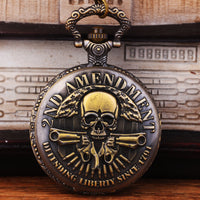 Load image into Gallery viewer, Vintage Bronze 2nd Amendment Pocket Watch
