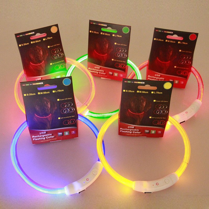 Rechargeable LED Dog Collar