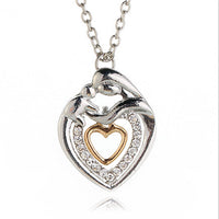 Load image into Gallery viewer, Mother and Child Pendant Necklace
