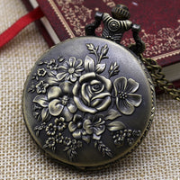 Load image into Gallery viewer, Blooming Flowers Pocket Watch
