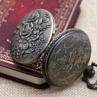 Load image into Gallery viewer, Blooming Flowers Pocket Watch
