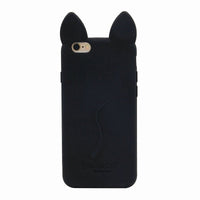 Load image into Gallery viewer, Kitty Ears Silicone iPhone Case
