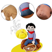 Load image into Gallery viewer, Dog&#39;s Cowboy Riding Costume
