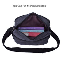 Load image into Gallery viewer, Canvas Messenger Bag
