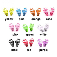 Load image into Gallery viewer, Colorful Skeleton Hand Hair Clips
