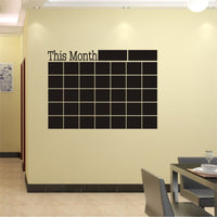 Load image into Gallery viewer, Chalkboard Wall Calendar Sticker
