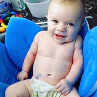 Load image into Gallery viewer, Baby&#39;s Sunflower Bath Mat
