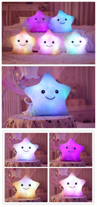 Load image into Gallery viewer, Luminous Star Plush Pillow
