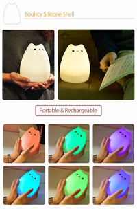Load image into Gallery viewer, Cat Rechargeable Night Light
