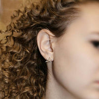 Load image into Gallery viewer, Origami Bird Stud Earrings
