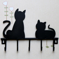Load image into Gallery viewer, Black Cat Wall Hook

