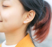 Load image into Gallery viewer, Origami Bird Stud Earrings
