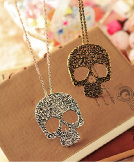 Hollow Skull Necklace