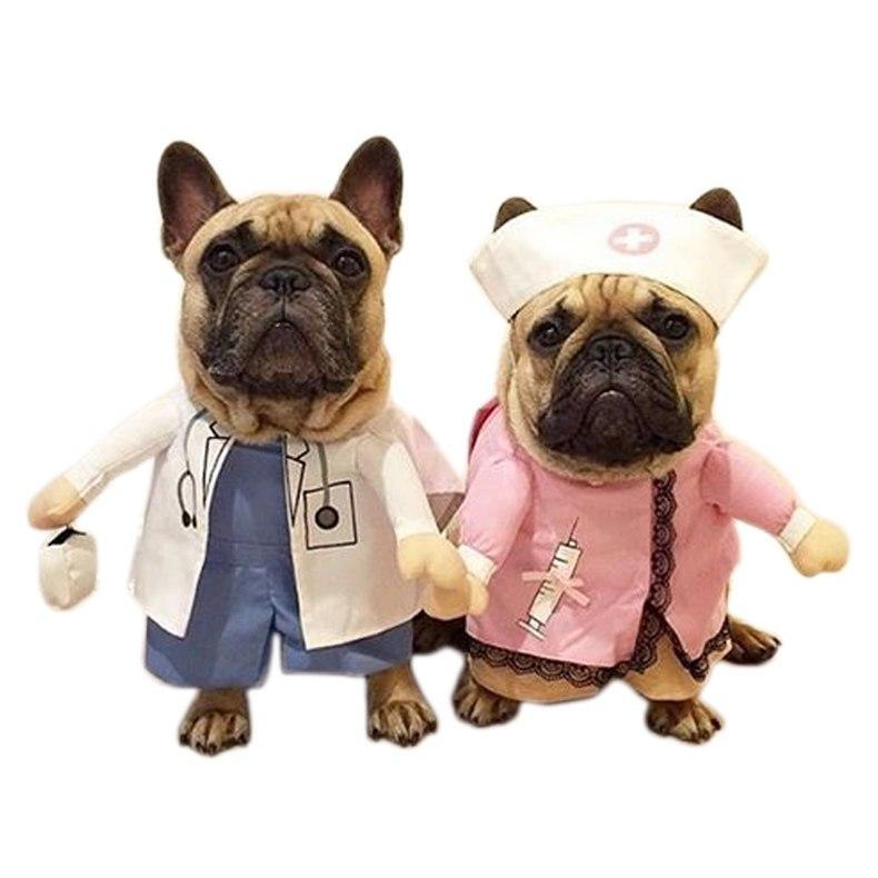 Dog's Dr and Nurse Costume
