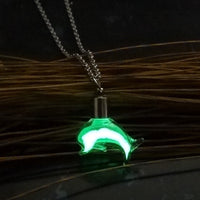 Load image into Gallery viewer, Glow In The Dark Dolphin Necklace

