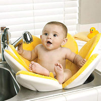Load image into Gallery viewer, Baby&#39;s Sunflower Bath Mat
