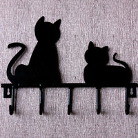 Load image into Gallery viewer, Black Cat Wall Hook
