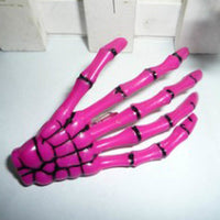 Load image into Gallery viewer, Colorful Skeleton Hand Hair Clips
