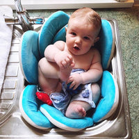 Load image into Gallery viewer, Baby&#39;s Sunflower Bath Mat
