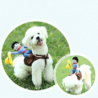 Load image into Gallery viewer, Dog&#39;s Cowboy Riding Costume
