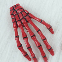 Load image into Gallery viewer, Colorful Skeleton Hand Hair Clips
