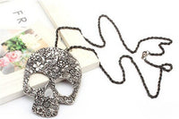 Load image into Gallery viewer, Hollow Skull Necklace
