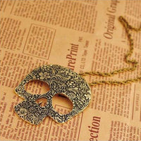 Load image into Gallery viewer, Hollow Skull Necklace
