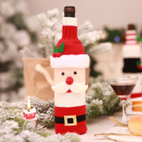 Load image into Gallery viewer, Santa and Snowman Wine Bottle Covers
