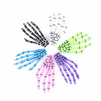 Load image into Gallery viewer, Colorful Skeleton Hand Hair Clips
