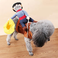 Load image into Gallery viewer, Dog&#39;s Cowboy Riding Costume
