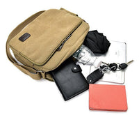 Load image into Gallery viewer, Canvas Messenger Bag
