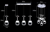Load image into Gallery viewer, Wine Glass Pendant Light
