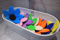 Load image into Gallery viewer, Baby&#39;s Sunflower Bath Mat
