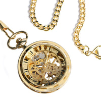 Load image into Gallery viewer, Open Face Steampunk Pocket Watch
