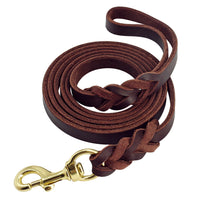 Load image into Gallery viewer, Braided Leather Dog Leash

