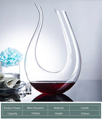 Load image into Gallery viewer, Crystal Glass Wine Decanter
