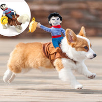 Load image into Gallery viewer, Dog&#39;s Cowboy Riding Costume
