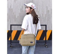 Load image into Gallery viewer, Canvas Messenger Bag
