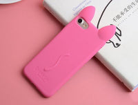Load image into Gallery viewer, Kitty Ears Silicone iPhone Case
