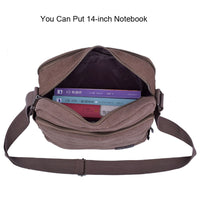 Load image into Gallery viewer, Canvas Messenger Bag
