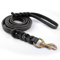 Load image into Gallery viewer, Braided Leather Dog Leash

