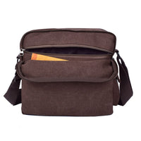 Load image into Gallery viewer, Canvas Messenger Bag
