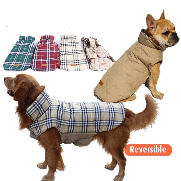 Dog's Reversible Winter Coat