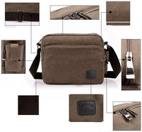 Load image into Gallery viewer, Canvas Messenger Bag
