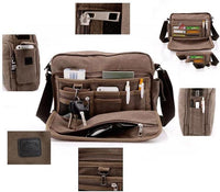 Load image into Gallery viewer, Canvas Messenger Bag
