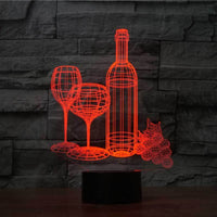Load image into Gallery viewer, Wine Bottle 3D LED Night Light

