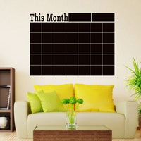 Load image into Gallery viewer, Chalkboard Wall Calendar Sticker
