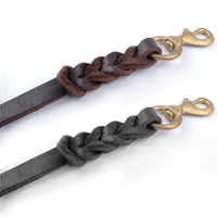 Load image into Gallery viewer, Braided Leather Dog Leash
